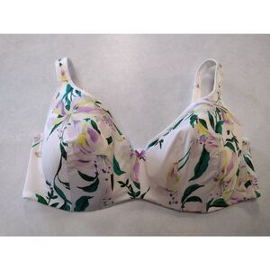 Cacique Size 44DDD Smooth Balconette Bra Floral